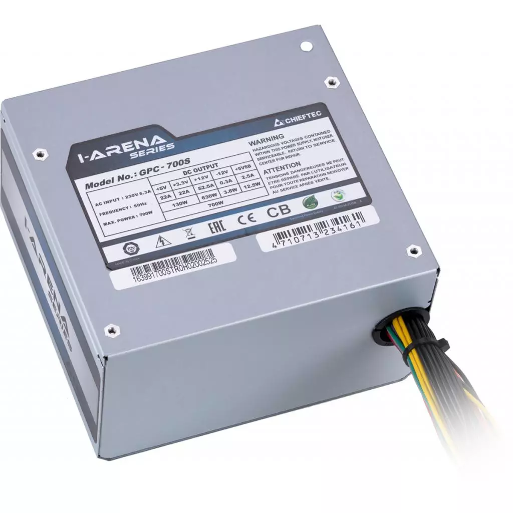 Блок питания Chieftec 700W (GPC-700S) - 3