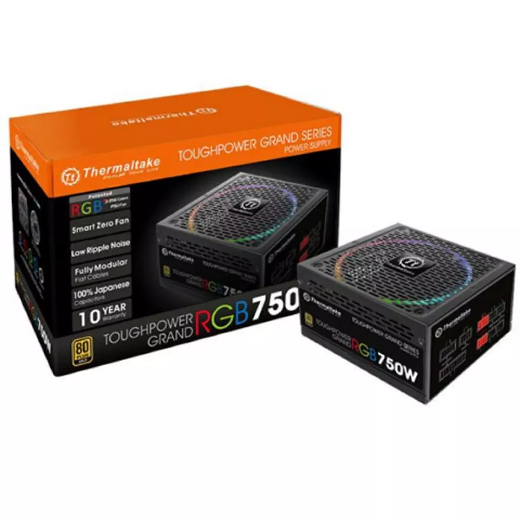 Блок питания ThermalTake 750W Grand (PS-TPG-0750FPCGEU-R) - 9 Блок питания ThermalTake 750W Grand (PS-TPG-0750FPCGEU-R) - 9