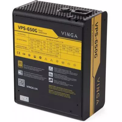 Блок питания Vinga 650W (VPS-650G) - 8 Блок питания Vinga 650W (VPS-650G) - 8