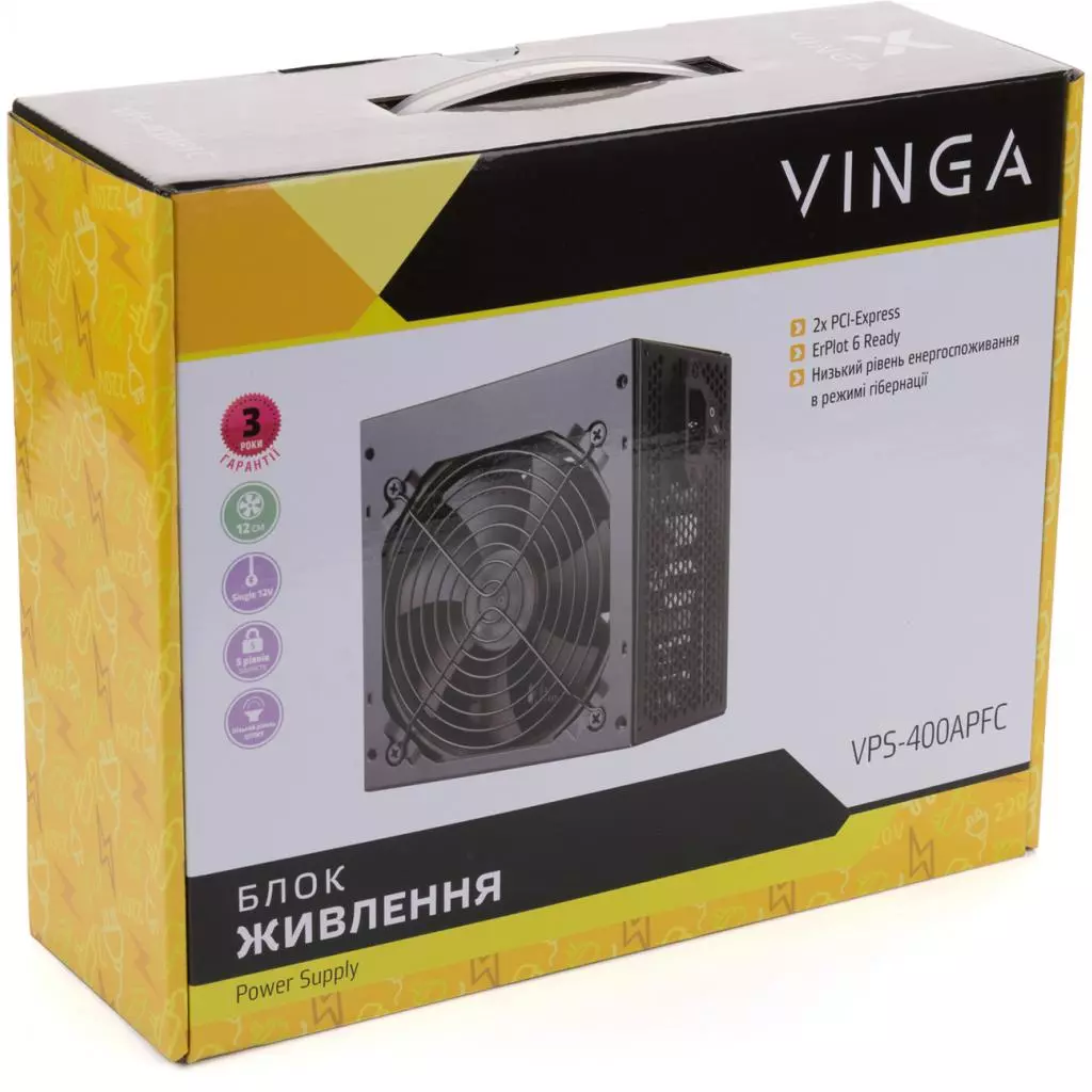 Блок питания Vinga 400W (VPS-400APFC) - 9 Блок питания Vinga 400W (VPS-400APFC) - 9