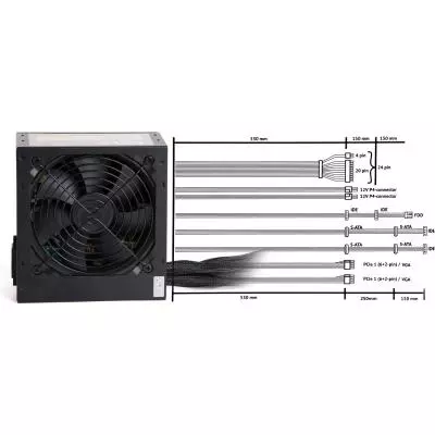 Блок питания Vinga 500W (VPS-500P) - 5 Блок питания Vinga 500W (VPS-500P) - 5