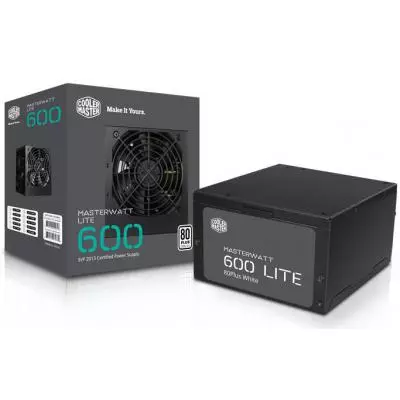 Блок питания 600W MasterWatt Lite CoolerMaster (MPX-6001-ACABW-EU) - 6 Блок питания 600W MasterWatt Lite CoolerMaster (MPX-6001-ACABW-EU) - 6