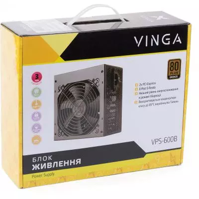 Блок питания Vinga 600W (VPS-600B) - 11 Блок питания Vinga 600W (VPS-600B) - 11