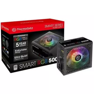 Блок питания ThermalTake 500W Smart RGB (PS-SPR-0500NHSAWE-1) - 3 Блок питания ThermalTake 500W Smart RGB (PS-SPR-0500NHSAWE-1) - 3