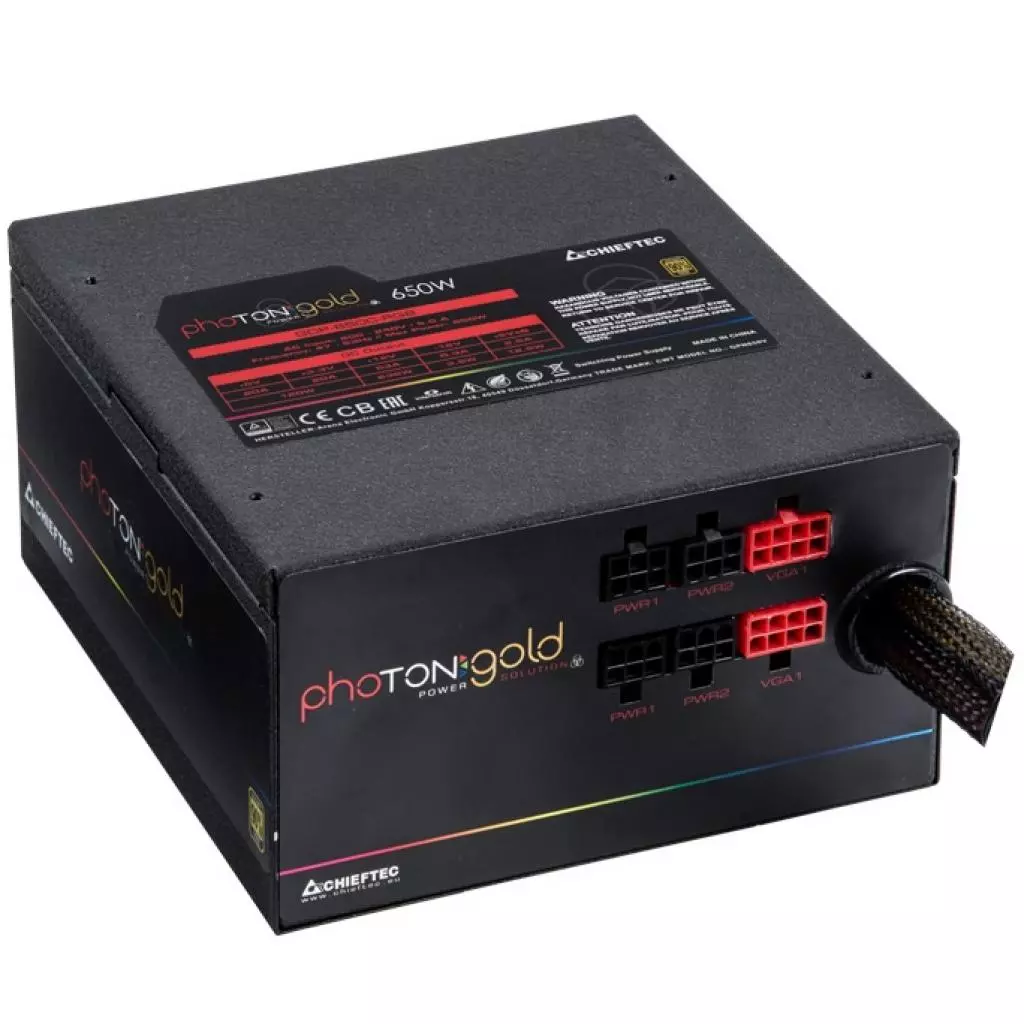 Блок питания Chieftec 650W (GDP-650C-RGB) - 1 Блок питания Chieftec 650W (GDP-650C-RGB) - 1