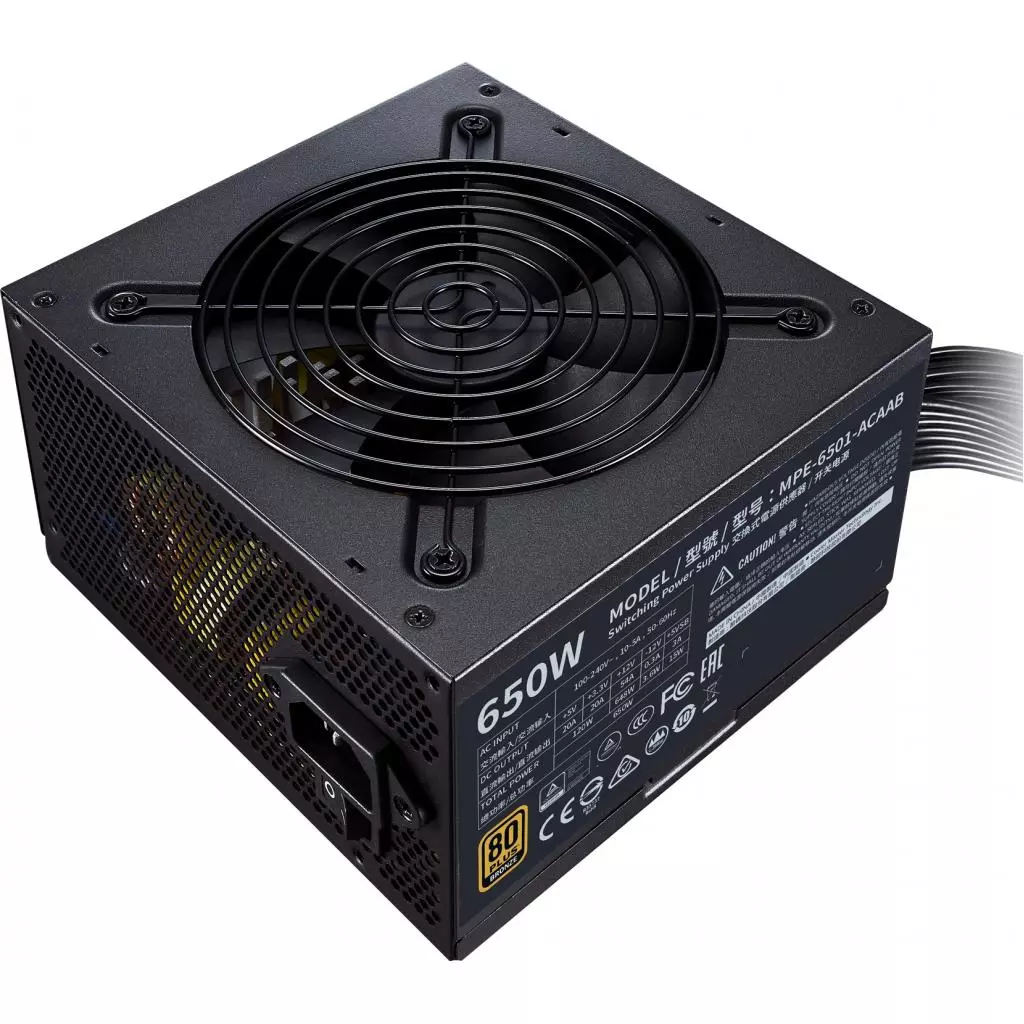 Блок питания CoolerMaster 650W MWE Bronze V2 (MPE-6501-ACAAB-EU) - 2 Блок питания CoolerMaster 650W MWE Bronze V2 (MPE-6501-ACAAB-EU) - 2