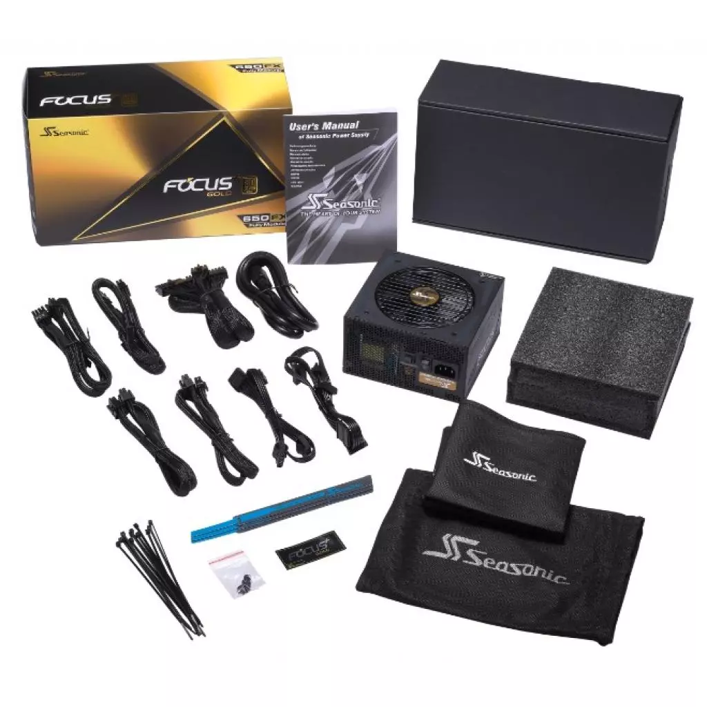 Блок питания Seasonic 650W FOCUS Gold NEW (FOCUS GX-650 (SSR-650FX)) - 7 Блок питания Seasonic 650W FOCUS Gold NEW (FOCUS GX-650 (SSR-650FX)) - 7