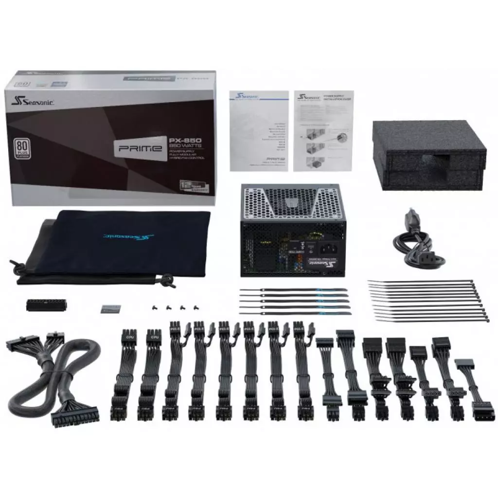 Блок питания Seasonic 850W PRIME 850 Platinum NEW (PRIME PX-850 (SSR-850PD)) - 5 Блок питания Seasonic 850W PRIME 850 Platinum NEW (PRIME PX-850 (SSR-850PD)) - 5