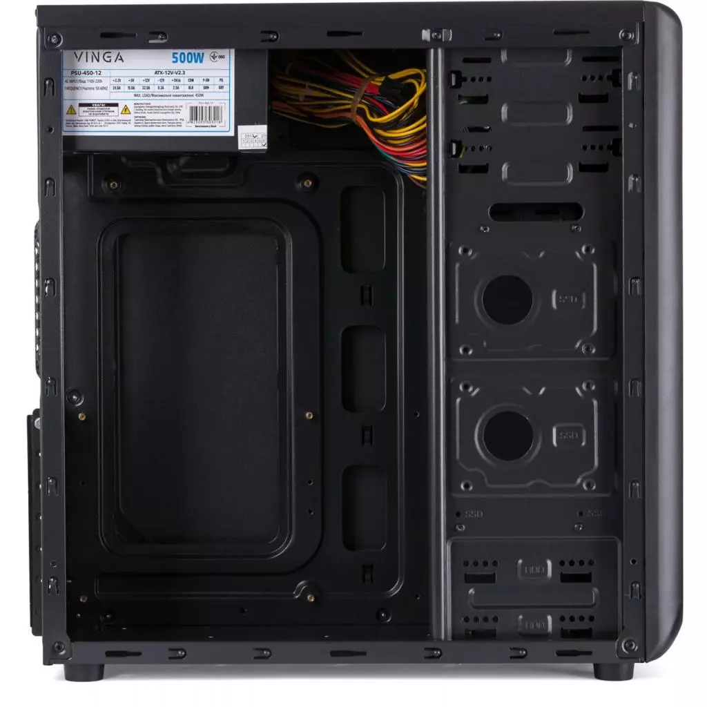 Корпус Vinga CS104B-500W - 8 Корпус Vinga CS104B-500W - 8