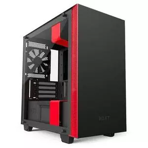 Корпус NZXT H400i MATTE BLACK/RED (CA-H400W-BR)