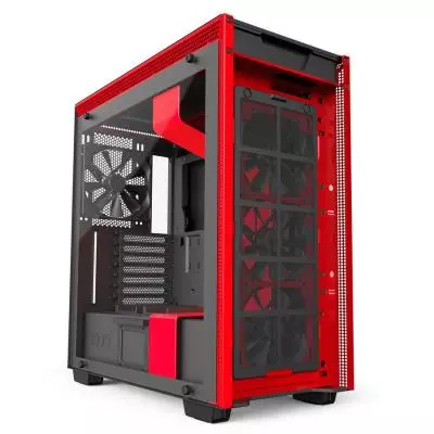 Корпус NZXT H700i MATTE BLACK/RED (CA-H700W-BR) - 6