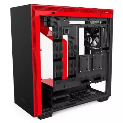 Корпус NZXT H700i MATTE BLACK/RED (CA-H700W-BR) - 7