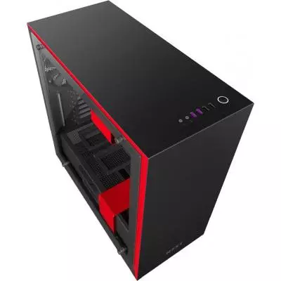 Корпус NZXT H700i MATTE BLACK/RED (CA-H700W-BR) - 10