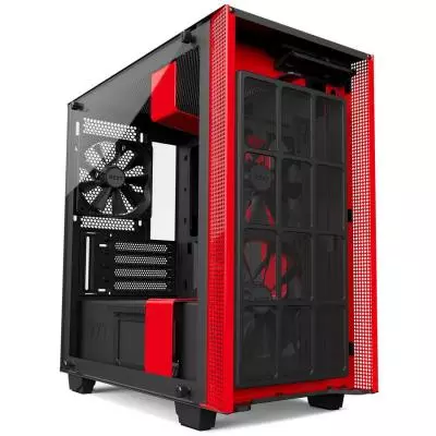 Корпус NZXT H400 Black Red (CA-H400B-BR) - 7