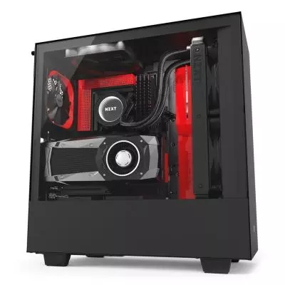 Корпус NZXT H500i Smart Black Red (CA-H500W-BR) - 1 Корпус NZXT H500i Smart Black Red (CA-H500W-BR) - 1