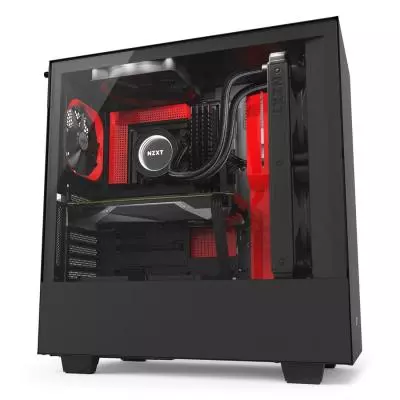 Корпус NZXT H500i Smart Black Red (CA-H500W-BR) - 6 Корпус NZXT H500i Smart Black Red (CA-H500W-BR) - 6