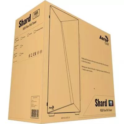 Корпус AeroCool SHARD (Black) RGB (4718009157644) - 9