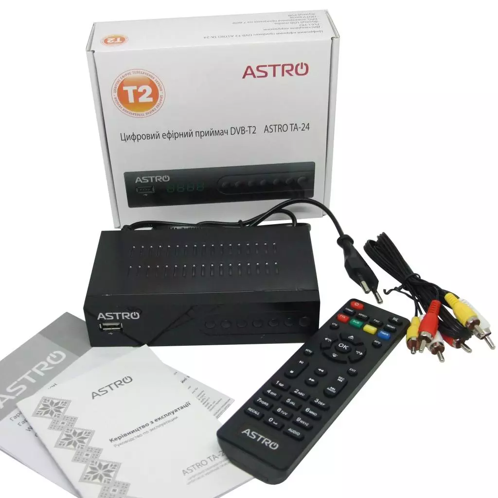 ТВ тюнер Astro DVB-T, DVB-T2, + USB-port (TA-24) - 4 ТВ тюнер Astro DVB-T, DVB-T2, + USB-port (TA-24) - 4