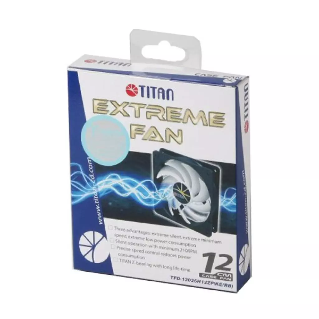 Кулер для корпуса Titan TFD-12025 H 12 ZP/KE (RB) - 2 Кулер для корпуса Titan TFD-12025 H 12 ZP/KE (RB) - 2