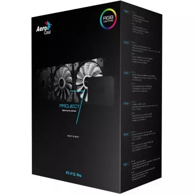 Кулер для корпуса AeroCool P7-F12 Pro (4713105958867) - 3 Кулер для корпуса AeroCool P7-F12 Pro (4713105958867) - 3