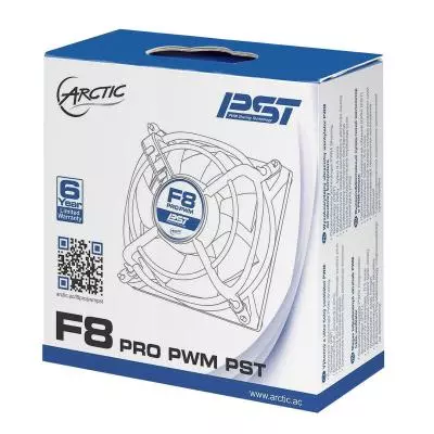 Кулер для корпуса Arctic F8 Pro PWM PST (AFACO-08PP0-GBA01) - 4 Кулер для корпуса Arctic F8 Pro PWM PST (AFACO-08PP0-GBA01) - 4