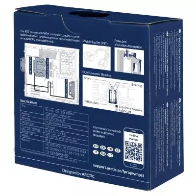 Кулер для корпуса Arctic F9 Pro PWM PST (AFACO-09PP0-GBA01) - 5 Кулер для корпуса Arctic F9 Pro PWM PST (AFACO-09PP0-GBA01) - 5