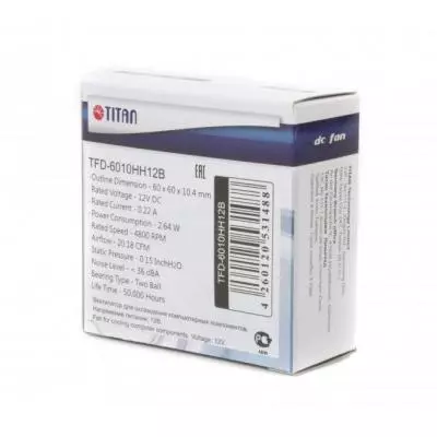 Кулер для корпуса Titan TFD-6010HH12B - 1 Кулер для корпуса Titan TFD-6010HH12B - 1