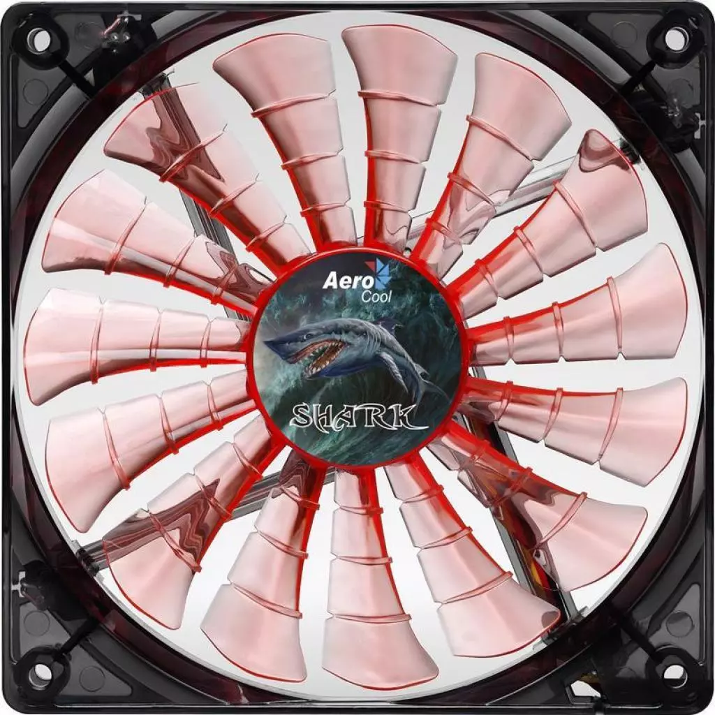 Кулер для корпуса AeroCool Shark Fan Evil Black LED