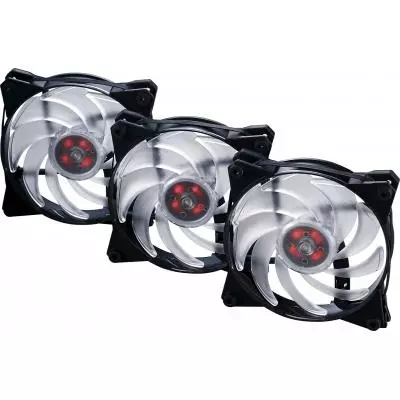 Кулер для корпуса CoolerMaster MASTERFAN PRO 120 Air Balance RGB (MFY-B2DC-133PC-R1) - 1 Кулер для корпуса CoolerMaster MASTERFAN PRO 120 Air Balance RGB (MFY-B2DC-133PC-R1) - 1