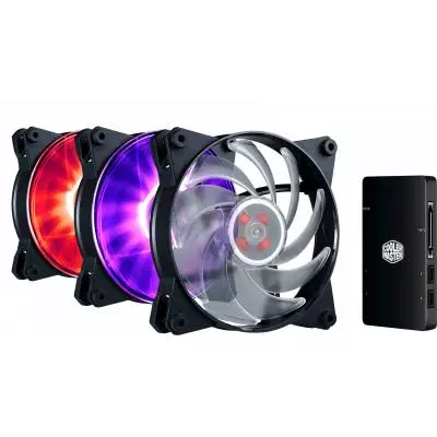 Кулер для корпуса CoolerMaster MASTERFAN PRO 120 Air Balance RGB (MFY-B2DC-133PC-R1)