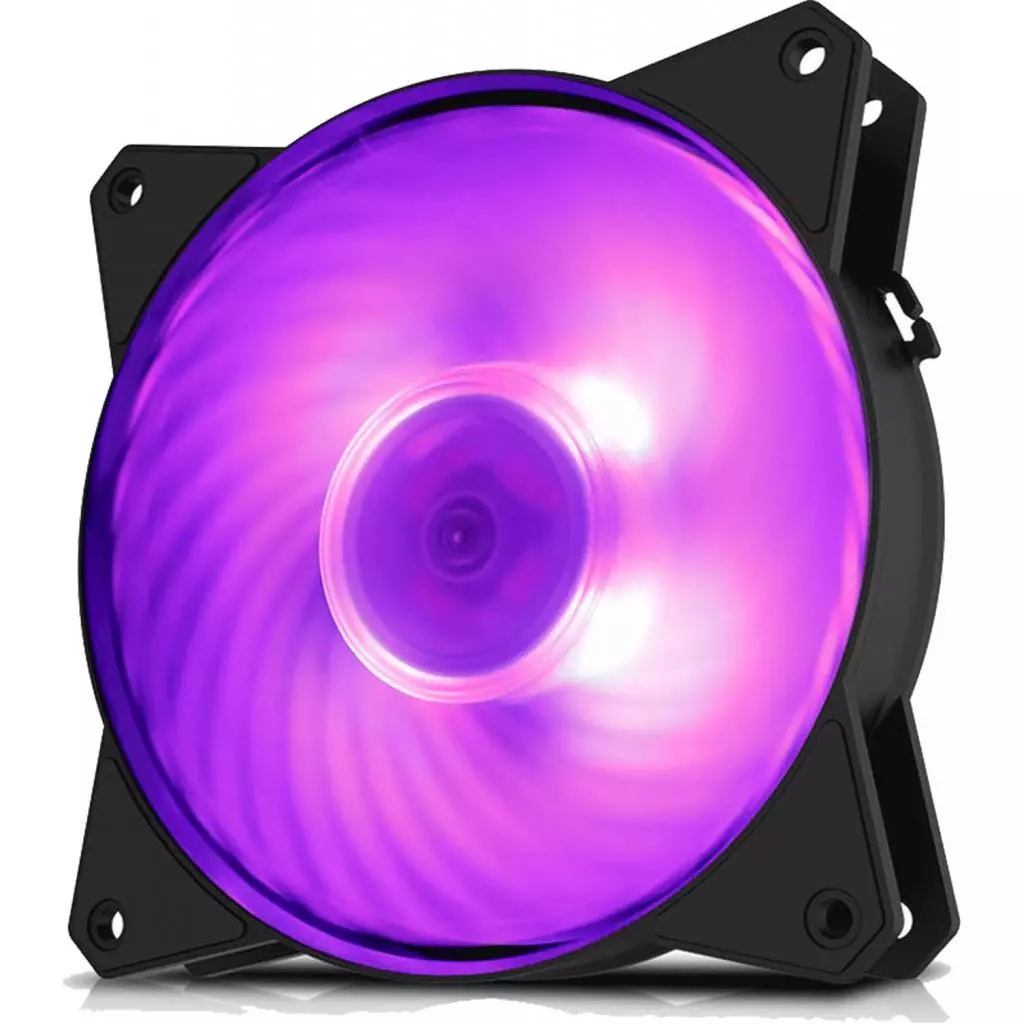 Кулер для корпуса CoolerMaster MasterFan MF120R RGB (R4-C1DS-20PC-R1) - 2 Кулер для корпуса CoolerMaster MasterFan MF120R RGB (R4-C1DS-20PC-R1) - 2
