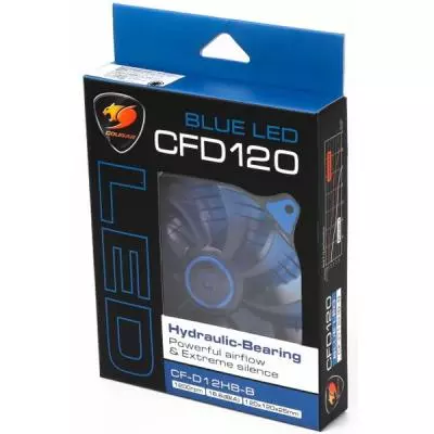 Кулер для корпуса Cougar CF-D12HB-Blue - 4 Кулер для корпуса Cougar CF-D12HB-Blue - 4