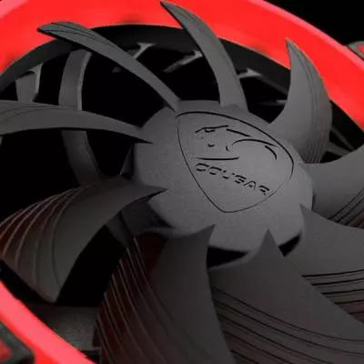 Кулер для корпуса Cougar FR 120 RED - 6 Кулер для корпуса Cougar FR 120 RED - 6