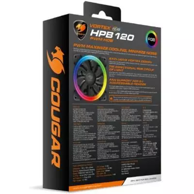 Кулер для корпуса Cougar HPB RGB Cooling Kit - 3 Кулер для корпуса Cougar HPB RGB Cooling Kit - 3
