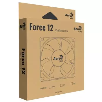 Кулер для корпуса AeroCool Force 12 PWM Blue 4P (4718009158023) - 6 Кулер для корпуса AeroCool Force 12 PWM Blue 4P (4718009158023) - 6