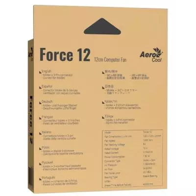 Кулер для корпуса AeroCool Force 12 PWM Red 4P (4718009158030) - 5 Кулер для корпуса AeroCool Force 12 PWM Red 4P (4718009158030) - 5