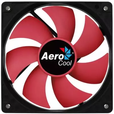Кулер для корпуса AeroCool Force 12 PWM Red 4P (4718009158030)