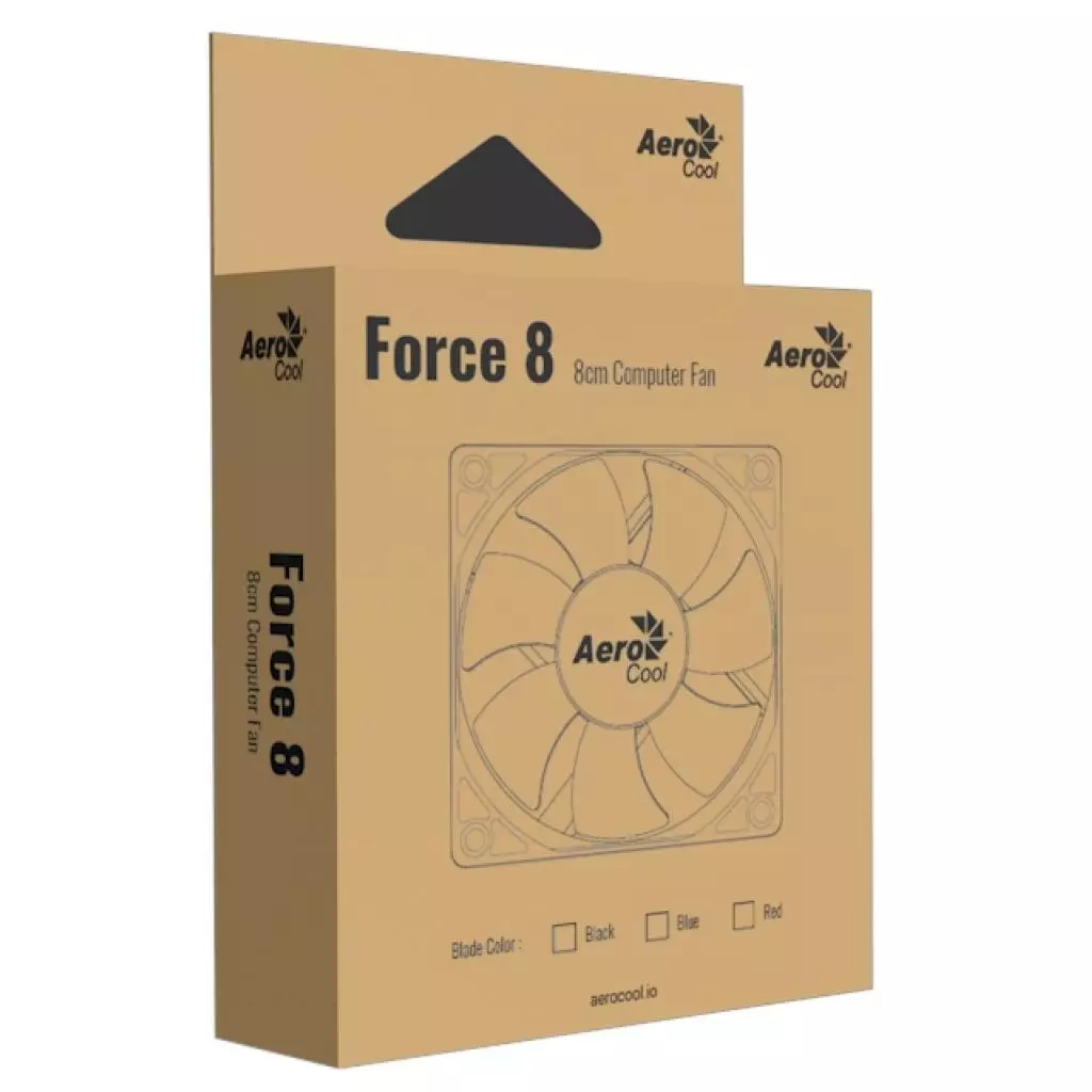 Кулер для корпуса AeroCool 4718009157927 (Force 8 Black Molex) - 6 Кулер для корпуса AeroCool 4718009157927 (Force 8 Black Molex) - 6