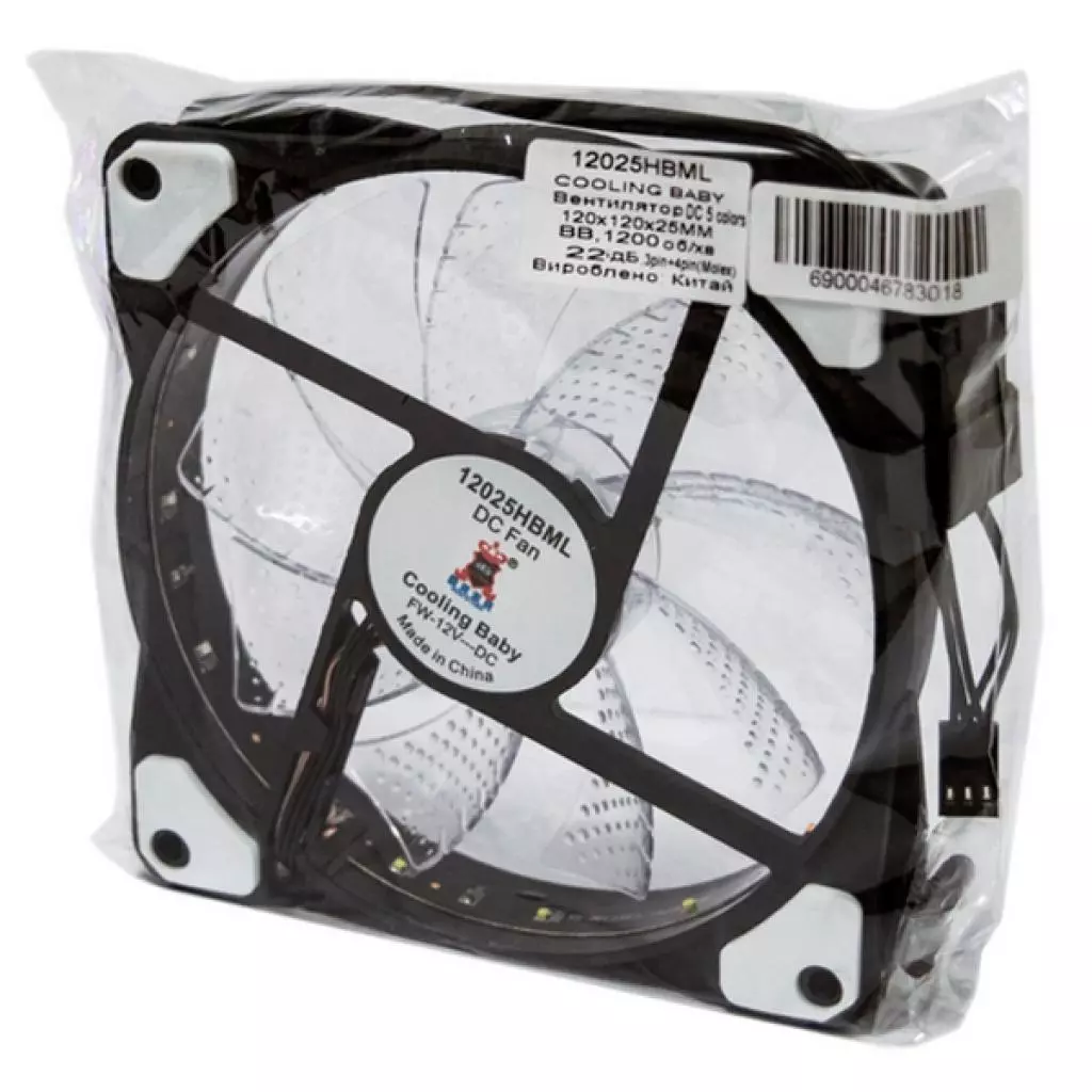 Кулер для корпуса Cooling Baby 12025HBML - 2 Кулер для корпуса Cooling Baby 12025HBML - 2
