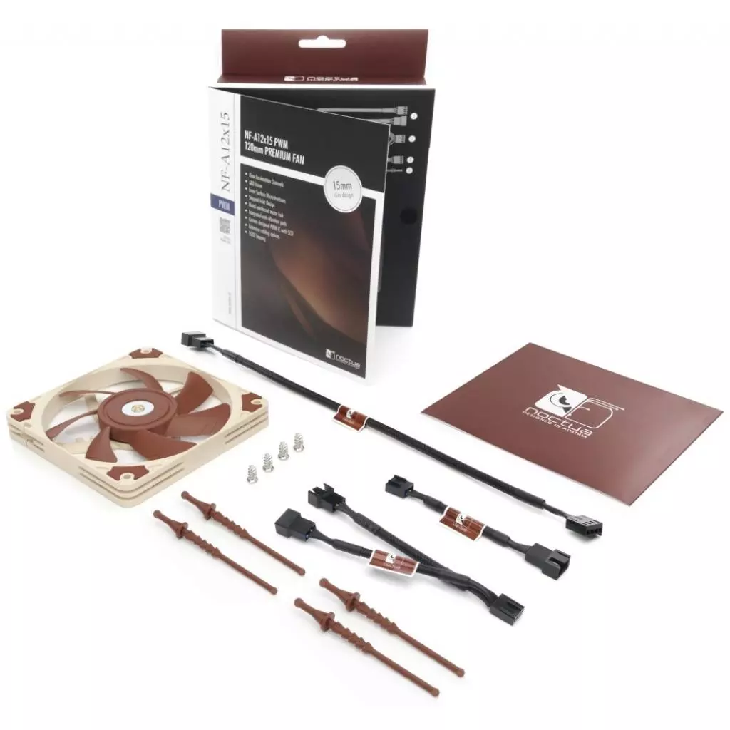 Кулер для корпуса Noctua NF-A12x15 PWM - 4 Кулер для корпуса Noctua NF-A12x15 PWM - 4