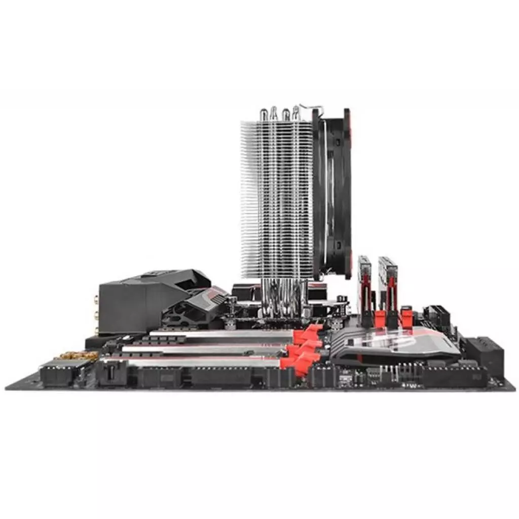 Кулер для процессора ThermalTake Riing Silent 12 Red (CL-P022-AL12RE-A) - 9