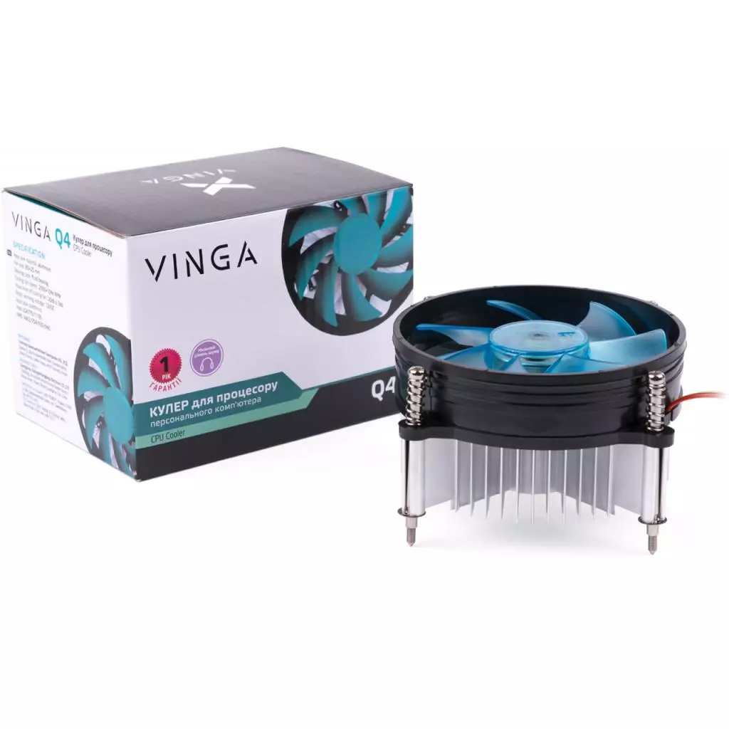 Кулер для процессора Vinga Q4 - 9 Кулер для процессора Vinga Q4 - 9
