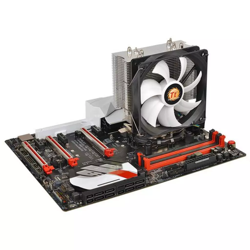 Кулер для процессора ThermalTake Contac Silent 12 (CL-P039-AL12BL-A) - 8 Кулер для процессора ThermalTake Contac Silent 12 (CL-P039-AL12BL-A) - 8