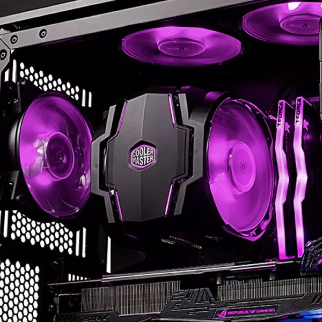 Кулер для процессора CoolerMaster MasterAir MA610P (MAP-T6PN-218PC-R1) - 8 Кулер для процессора CoolerMaster MasterAir MA610P (MAP-T6PN-218PC-R1) - 8