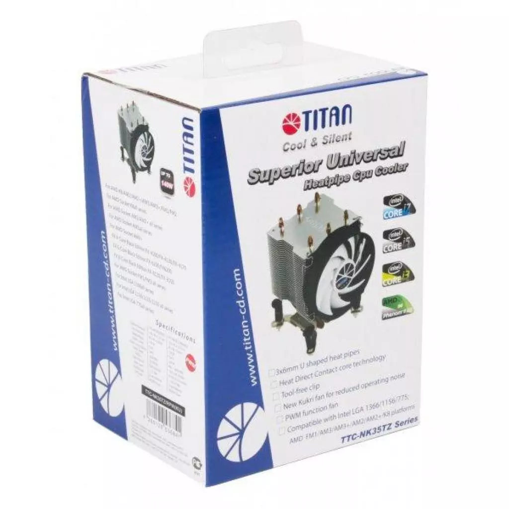 Кулер для процессора Titan TTC-NK35TZ/RPW(KU) - 3