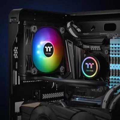 Кулер для процессора ThermalTake Water 3.0 120 ARGB Sync (CL-W232-PL12SW-A) - 10