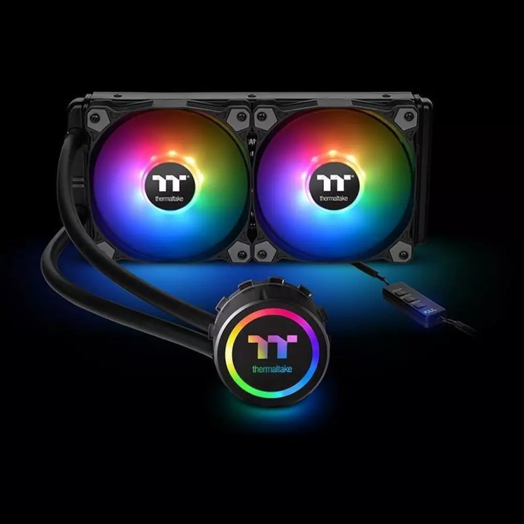 Кулер для процессора ThermalTake Water 3.0 240 ARGB Sync (CL-W233-PL12SW-A) - 8 Кулер для процессора ThermalTake Water 3.0 240 ARGB Sync (CL-W233-PL12SW-A) - 8
