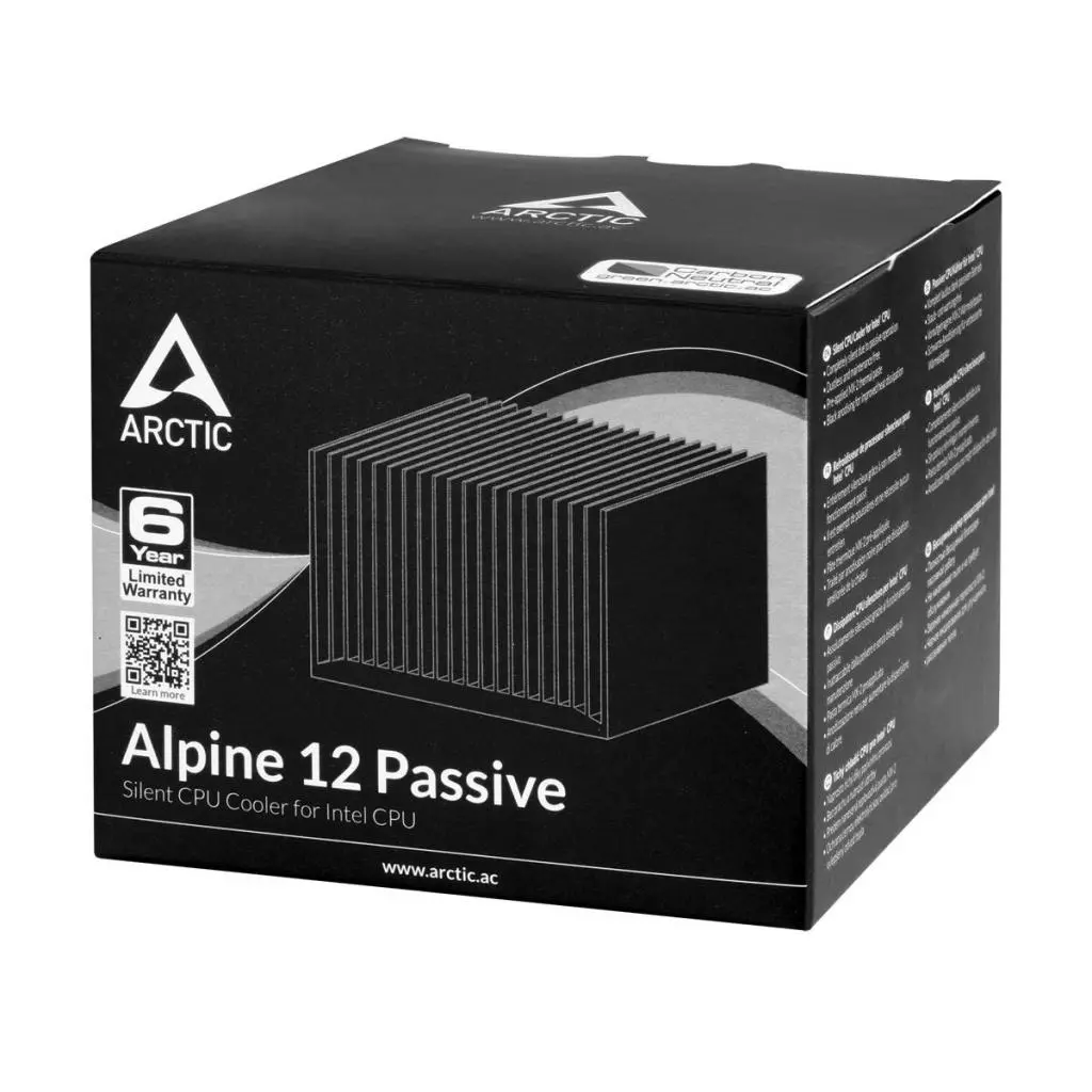 Радиатор охлаждения Arctic Alpine 12 Passive Socket (ACALP00024A) - 5 Радиатор охлаждения Arctic Alpine 12 Passive Socket (ACALP00024A) - 5