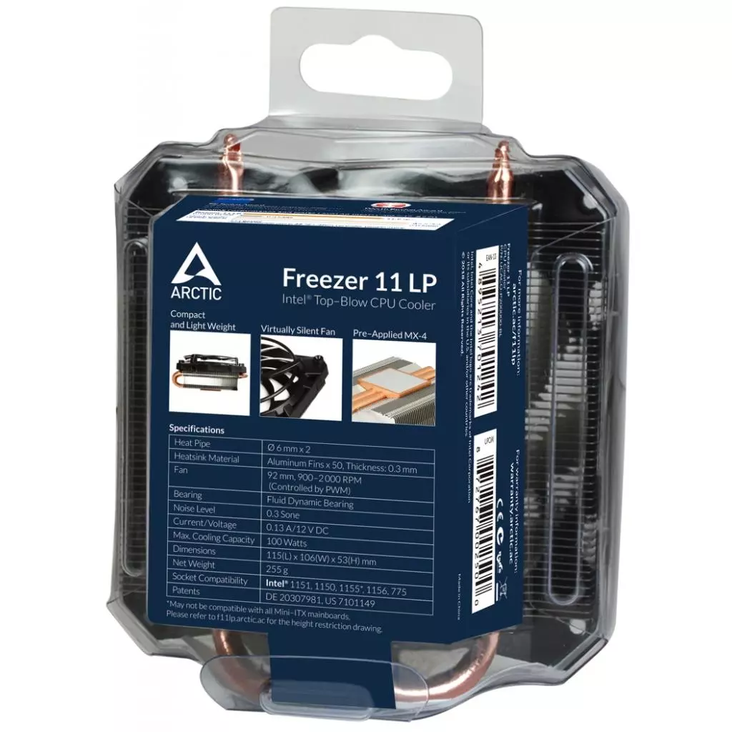 Кулер для процессора Arctic Freezer 11 LP (UCACO-P2000000-BL) - 9 Кулер для процессора Arctic Freezer 11 LP (UCACO-P2000000-BL) - 9