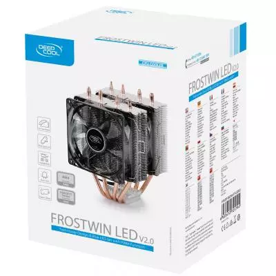 Кулер для процессора Deepcool FROSTWIN LED - 10 Кулер для процессора Deepcool FROSTWIN LED - 10